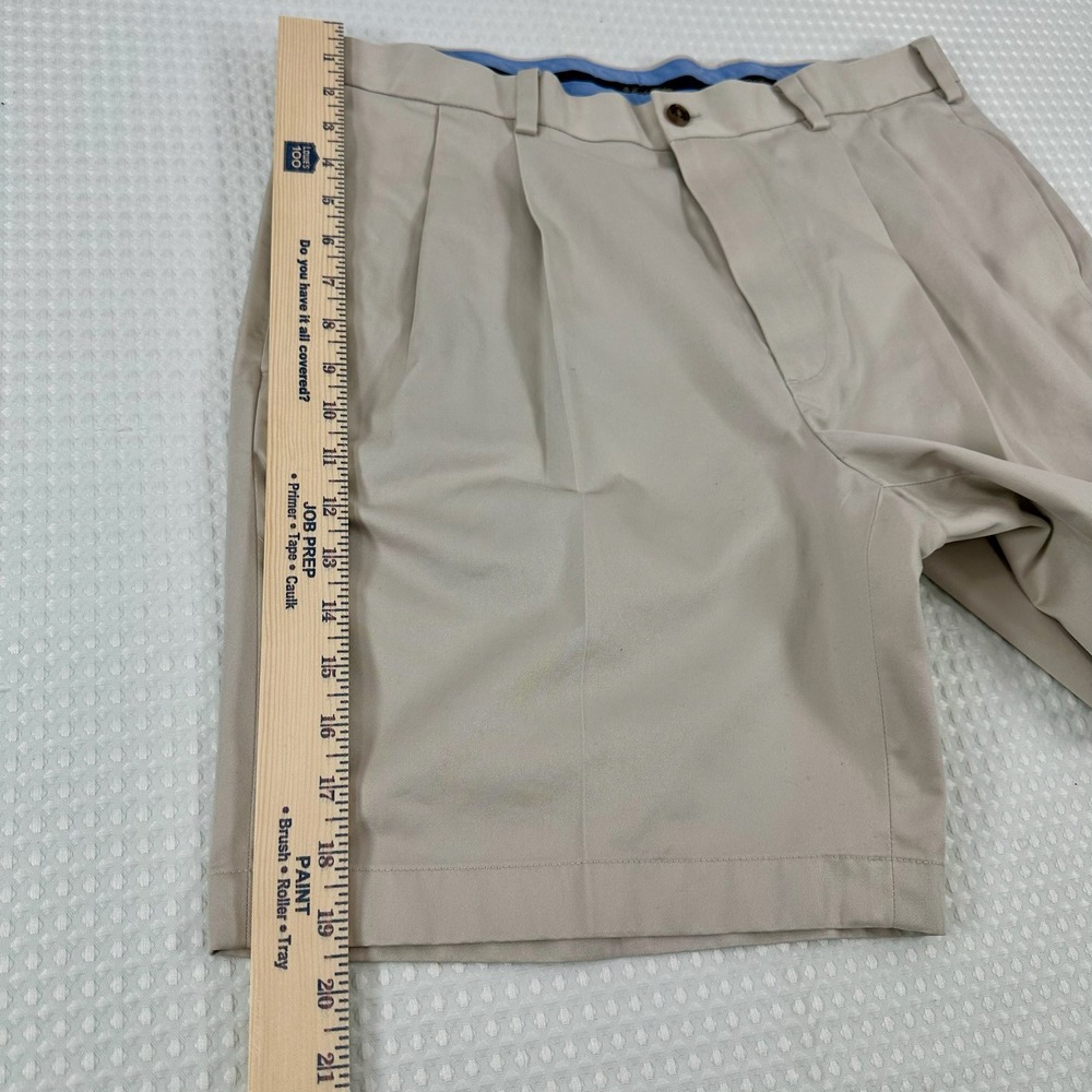 Brooks Brothers‎ Advantage Chino Mens Shorts W35 Pleated Flat Light Weight READ - Picture 11 of 12